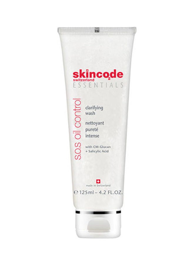 غسول إسينشيالز إس أو إس لتنقية البشرة بالزيت أبيض 125ملليلتر