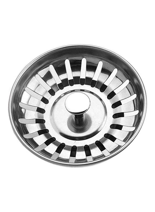 Sink Drainer Filter Silver 7.8x7.8x4cm  - Image 1