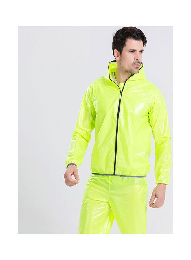 Generic Cycling Hooded Raincoat Top XL  - Image 2