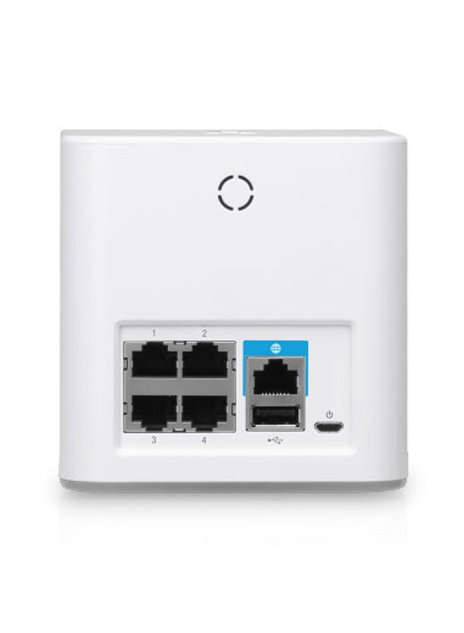 UBIQUITI - Home Mesh Wireless Internet Coverage HD WiFi Router With 2 Mesh Points, 4 Gigabit Ethernet, 1 WAN Port, Ethernet Cable,  Router And WiFi Extenders White - Image 1