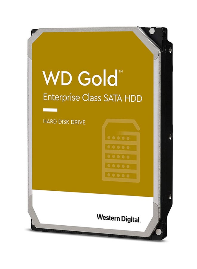 WD - HDD Server SATA Interface, Capacity 10TB,  2.5M hours MTBF, Vibration Protection, Disk Speed (7200RPM ), Compatible with Windows, Windows Server, and Linux Gold - Image 1