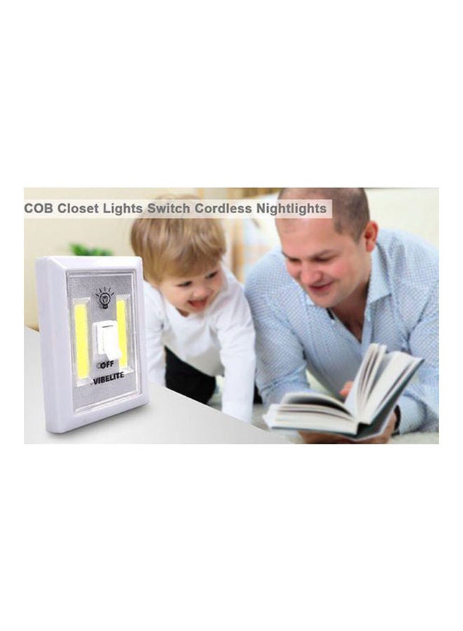 Led Emergency Light With Batteries (Electric Switch Shape) Multicolour 7.5x11cm - Image 1