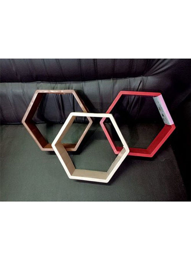 مجموعة أرفف ديكور بلاستيكية مكونة من 3 قطع - Image 4