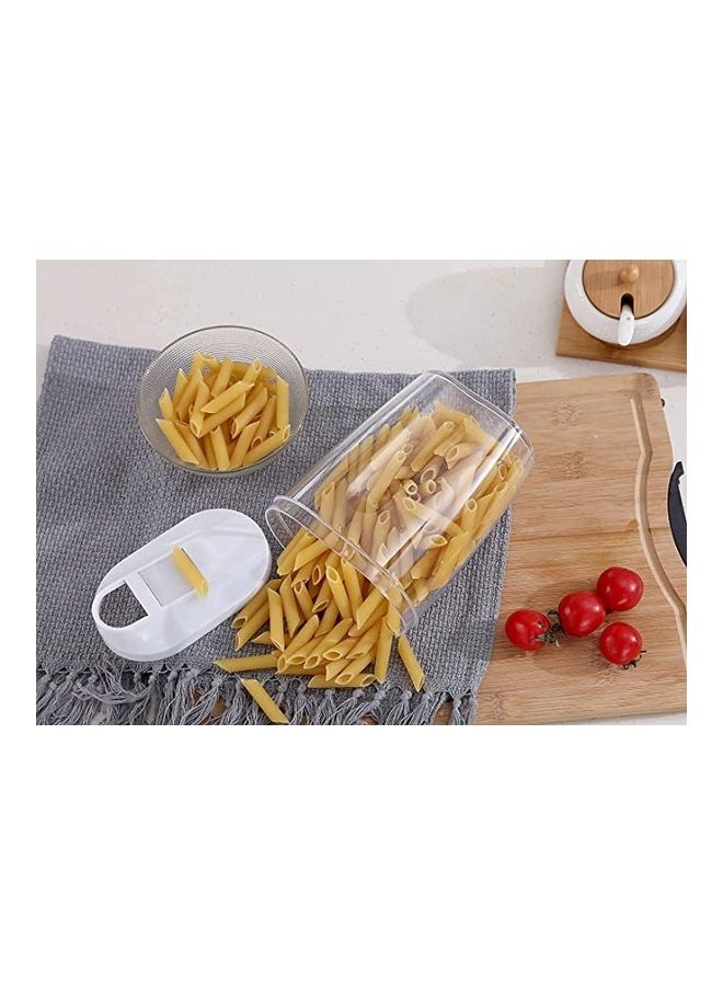 بي جي إم طقم حاويات تخزين حبوب الإفطار محكمة الإغلاق مكون من 5 قطع شفاف/رمادي 1440ملليلتر - Image 2