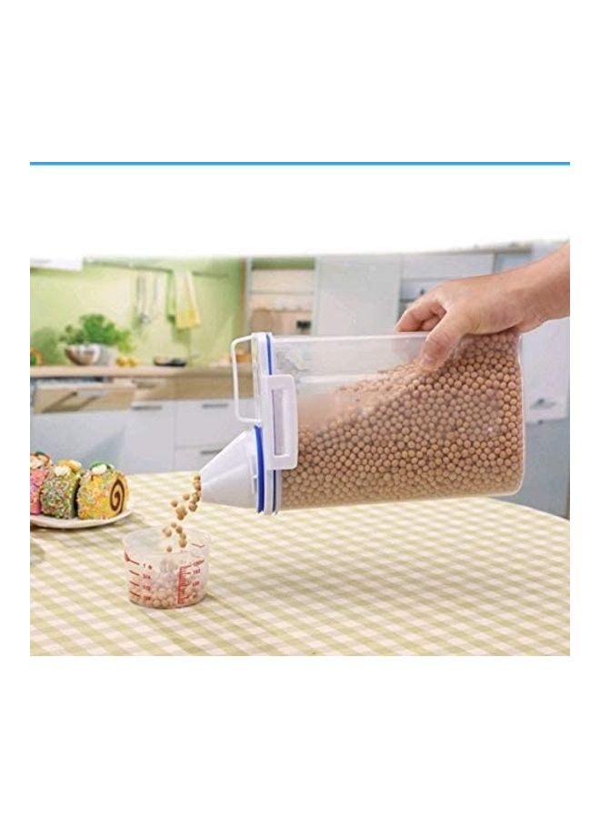 BGM BPA-Free Airtight Food Storage Container Clear/Blue 2kg - Image 2