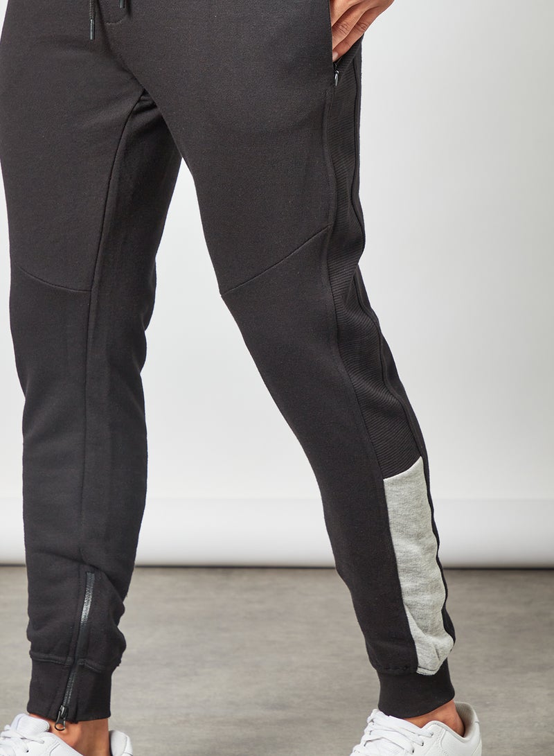 STATE 8 Zip Cuff Detail Joggers Black  - Image 4