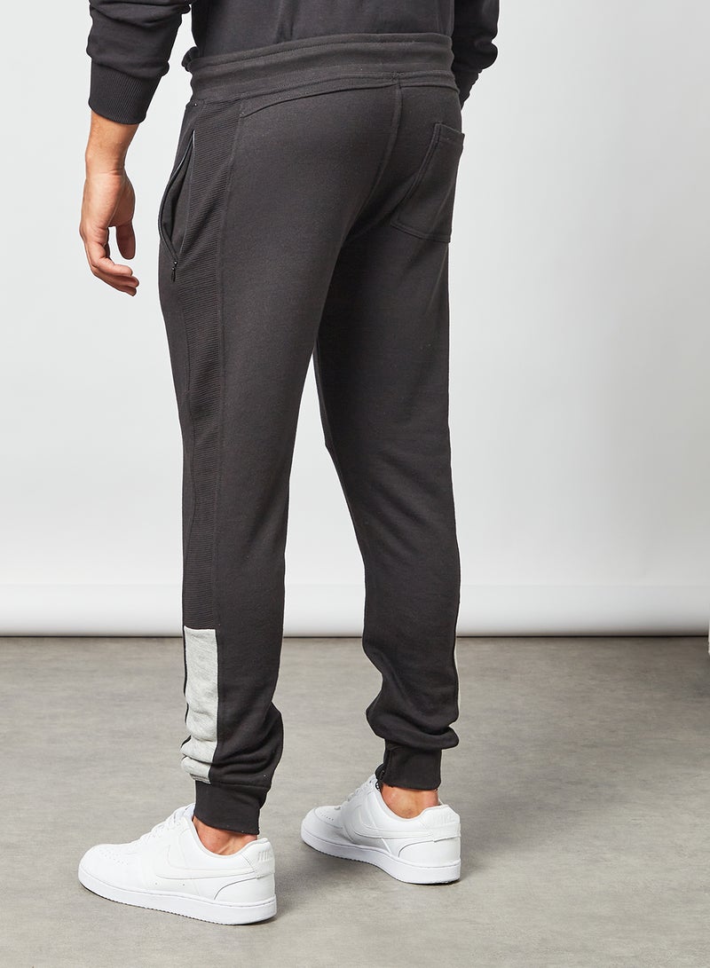 STATE 8 Zip Cuff Detail Joggers Black  - Image 2