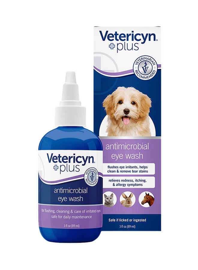 Plus Antimicrobial Eye Wash Multicolour 89ml