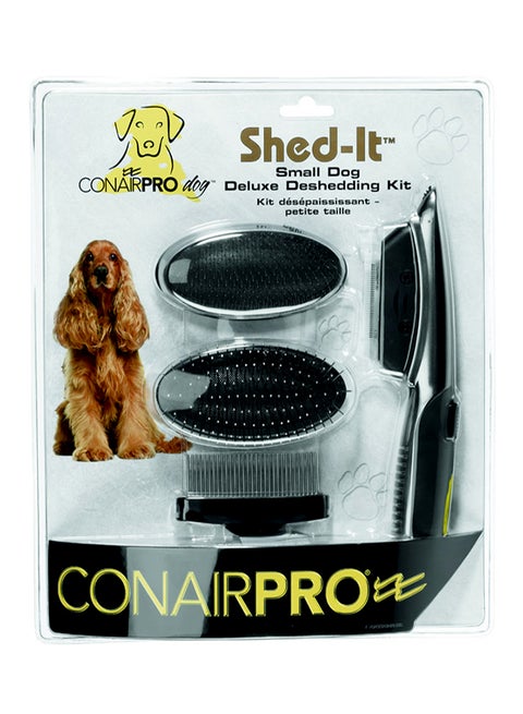 Dog Small Deshedder Kit Grey