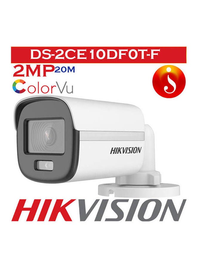 HIKVISION - 2 MP ColorVu Fixed Mini Bullet Camera DS-2CE10DF0T-F - Image 1