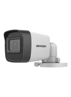 DS-2CE16H0T-ITPFS (2.8mm) 5 MP Fixed Mini Bullet Analog Camera, Built-in-Microphone, EXIR 2.0 Advanced Infrared with 25m IR Distance, 4 Signals Switchable, 360° Angle Adjustment, IP67 Water & Dust Resistant