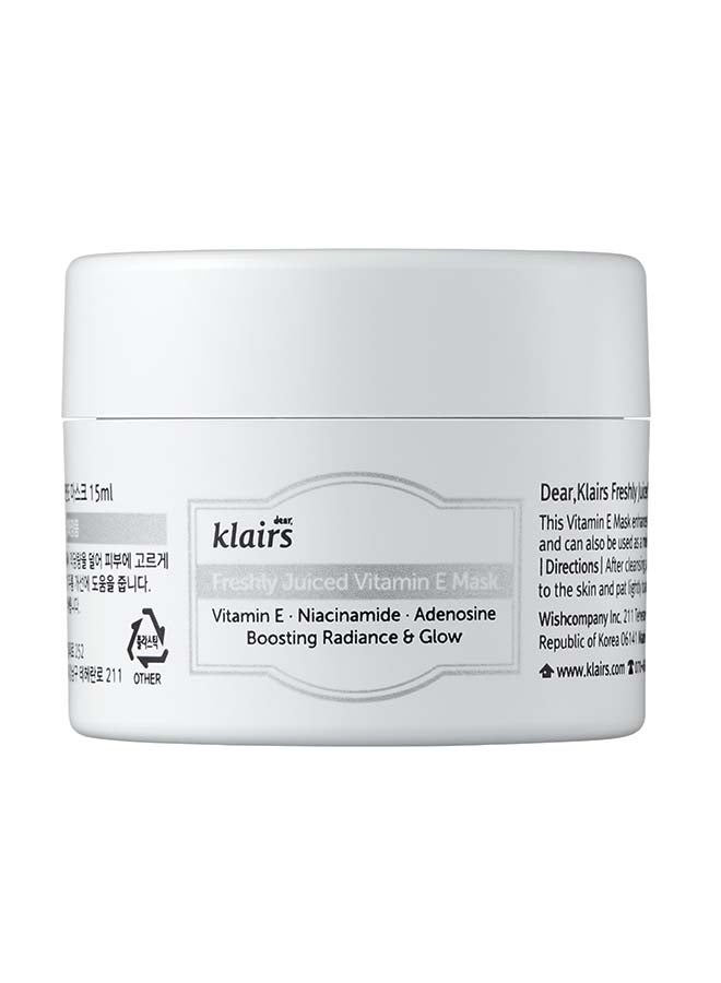 Klairs Freshly Juiced Vitamin E Mask White 15ml 