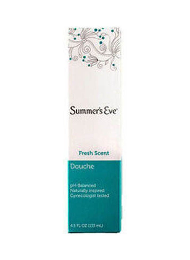 Summer's Eve Douche, Fresh Scent, 4.5 Fl Oz White/Green 133ml