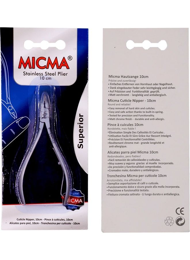 MICMA Nail Cuticle Remover Nipper Silver - Image 4