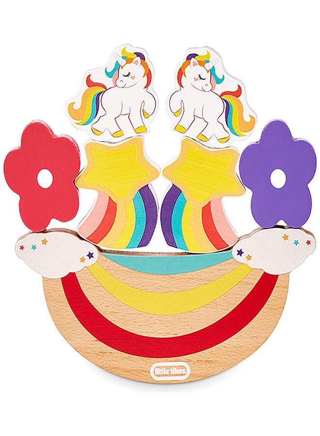 little tikes Wooden Critters Balancing Toy Unicorn - Image 1