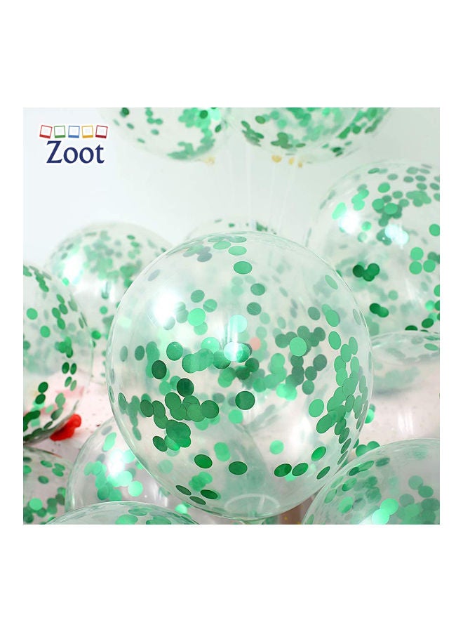 زوت بالونات زينة للحفلات معبأة بقصاصات ورق صغيرة من 50 قطعة 12بوصة - Image 2