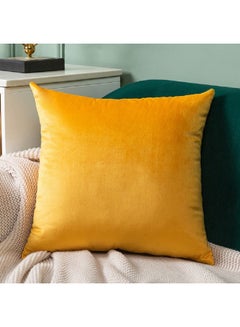 Sharpdo Pure Velvet Plush Pillowcase Combination yellow 30x30cm  - Image 1