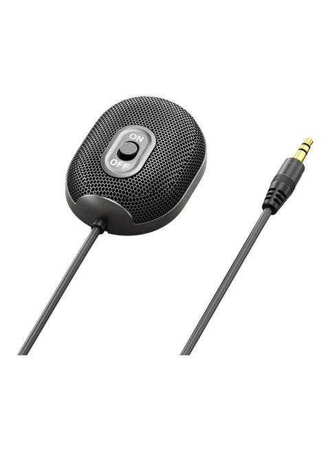 Full Capacitive USB Conference Computer Microphone Black