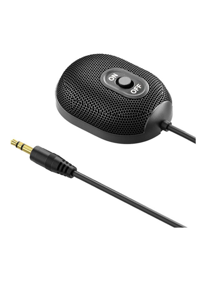 Generic - Full Capacitive USB Conference Computer Microphone Black - Image 1