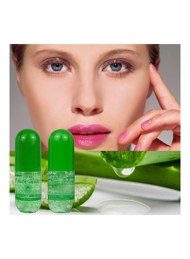 Generic Soothing Moisturizing Aloe Essence Face Serum Green 40ml  - Image 3