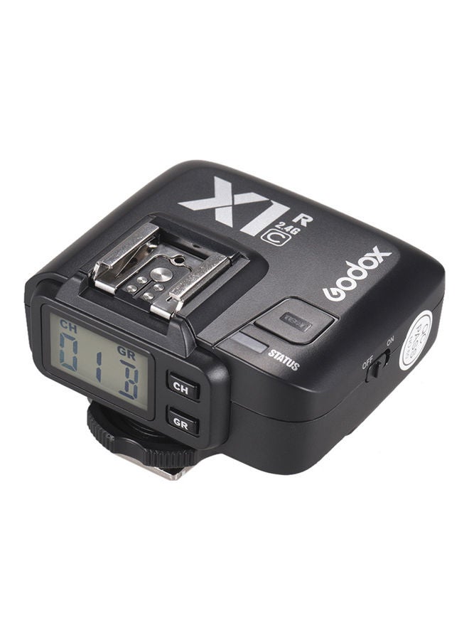 Godox - X1R-C 32 Channels TTL 1/8000s Wireless Remote Flash Receiver Black - Image 1