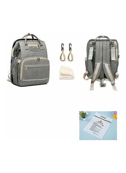 3 In 1 Waterproof Diaper Backpack With Changing Station