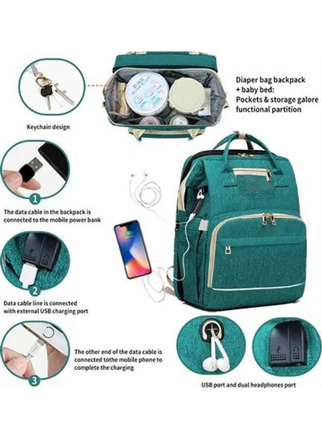 Rock Pow 3 In 1 Diaper Backpack With Changing Station - Image 3