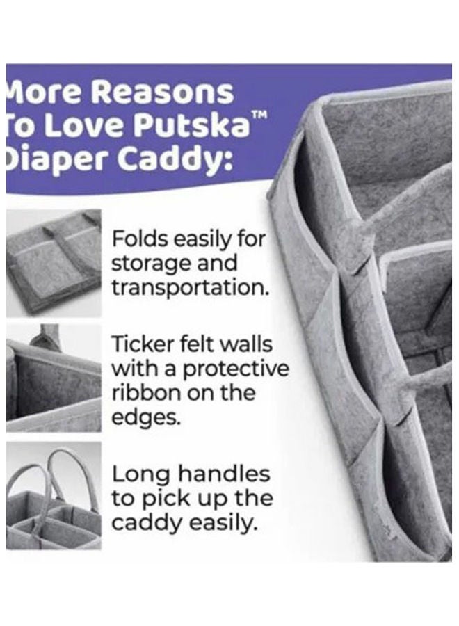 Rock Pow Baby Diaper Caddy Organizer - Image 4