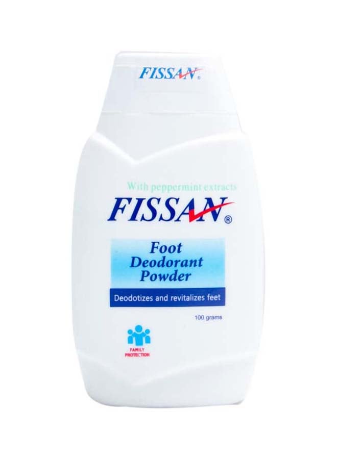fissan Foot Deodorant Powder White 100grams 