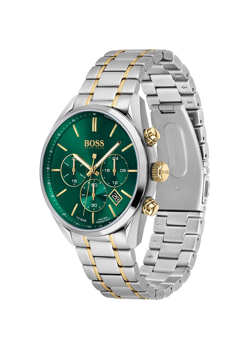 HUGO BOSS Men's Champion  Green Dial Watch - 1513878  - Image 3