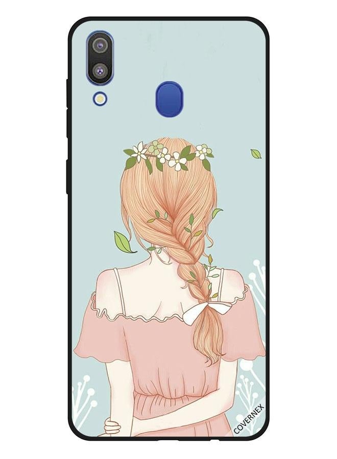 Covernex Standing Girl Looking Cute Protective Case Cover For Samsung Galaxy M20 Multicolour - Image 1