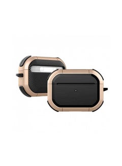 MARGOUN Protective Case Cover For Apple AirPods Pro Gold/Black  - Image 1