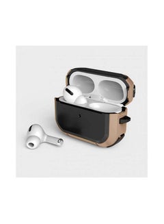MARGOUN Protective Case Cover For Apple AirPods Pro Gold/Black  - Image 2