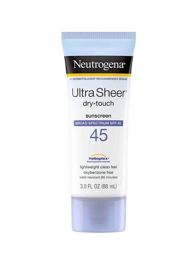 Neutrogena - Ultra Sheer Dry-touch Sunscreen SPF 45 White 3Fluid Ounce - Image 1