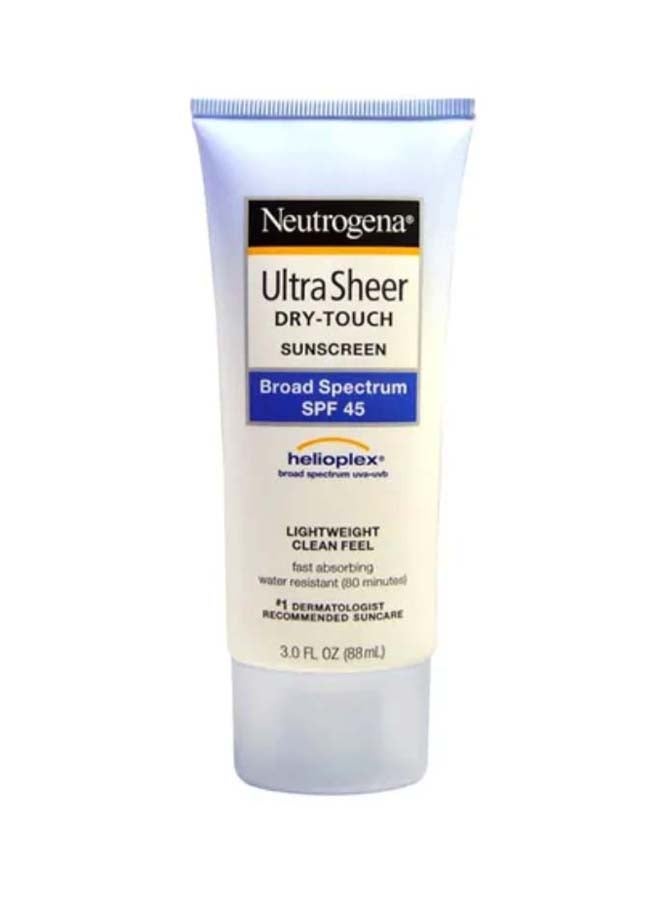 Neutrogena Ultra Sheer Dry-Touch Sunscreen SPF45 3Fluid Ounce  - Image 1