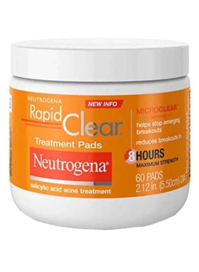 Neutrogena 60-Piece Rapid Clear Treatment Pads 2.12inch  - Image 1