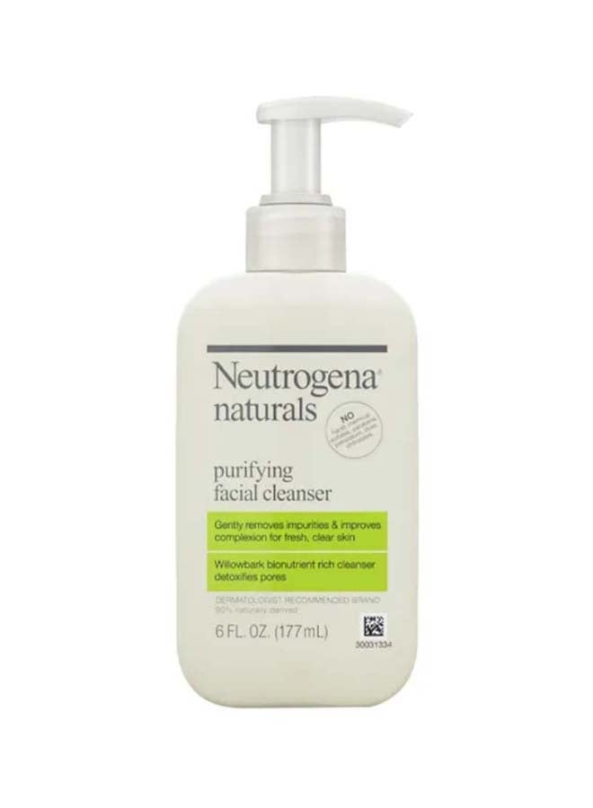 Neutrogena - Naturals Purifying Facial Cleanser White 6Fluid Ounce - Image 1