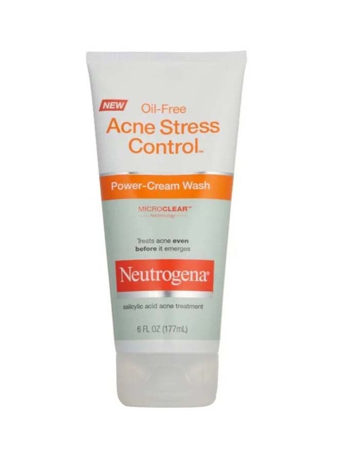 Neutrogena Acne Stress Control Power-Cream Wash 6Fluid Ounce  - Image 1