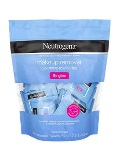 Neutrogena Pack Of 20 Makeup Remover Towelette-Singles White  - Image 1