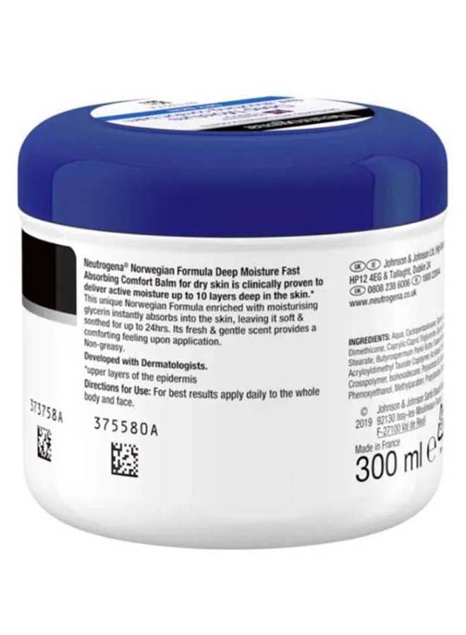 Neutrogena Deep Moisture Fast Absorbing Comfort Balm 300ml  - Image 2