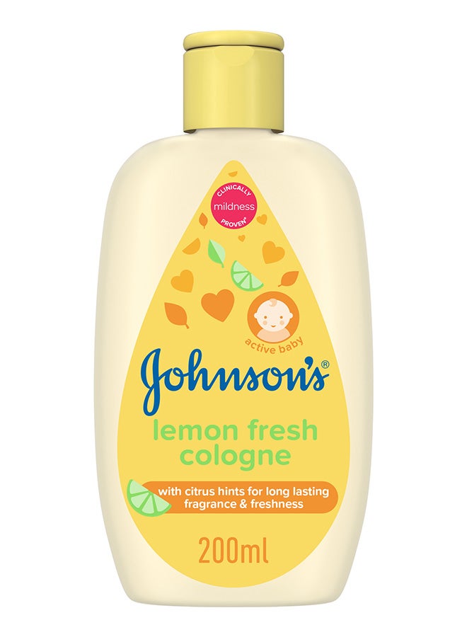 Johnson's Baby Cologne, Lemon Fresh, 200ml  - Image 1
