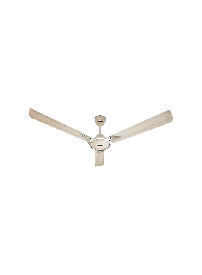 GEEPAS 56"Ceiling Fan - 5 Speed Regulator | 3 Blade with Strong Air Breeze, Double Ball Bearing , Highly Durable Body, Powerful Copper Motor, Indoor Ceiling Fan | Ideal for Living Room, Bed Room, and Office GF3012 White 