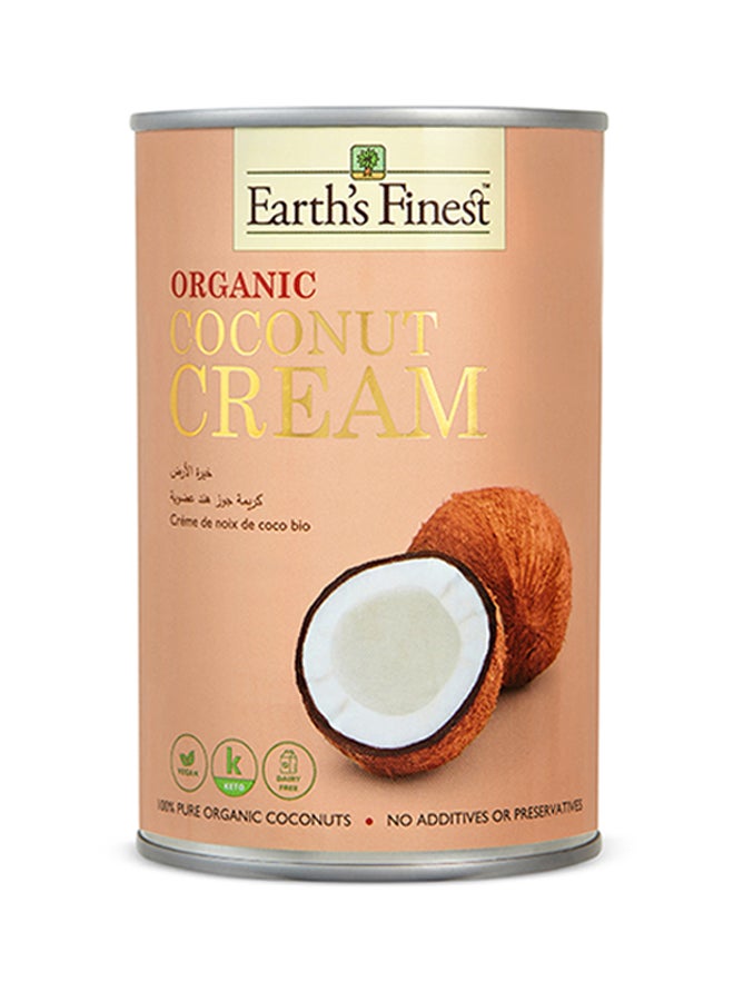 Earth's Finest Organic Coconut Cream 400ml  - Image 1