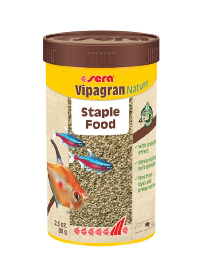 Vipagran Nature Soft Granulated Fish Food Multicolour 250ml - v1630479358/N15913177A_1