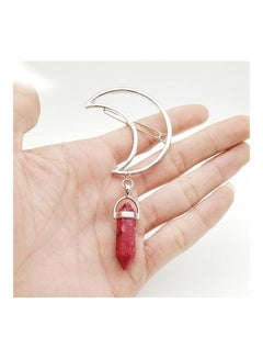 Moon Hexagon Pendant Hair Band Accessories Red
