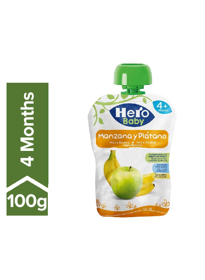 Apple Banana Pouch 100grams