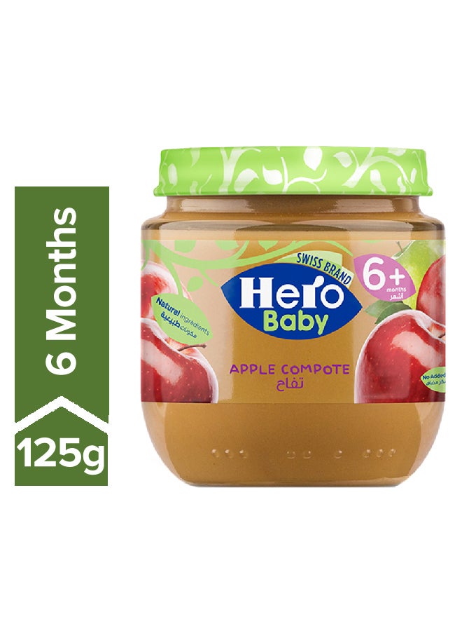 Hero Baby Apple Compote Jar 125grams 