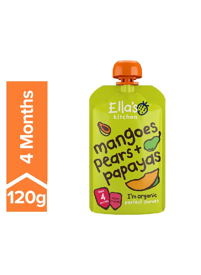 Organic Mangoes Pears With Papayas 120grams