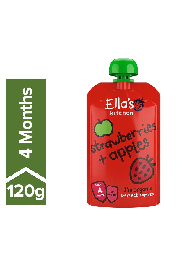 Ella’s kitchen Organic Strawberries And Apples 120grams - Image 1