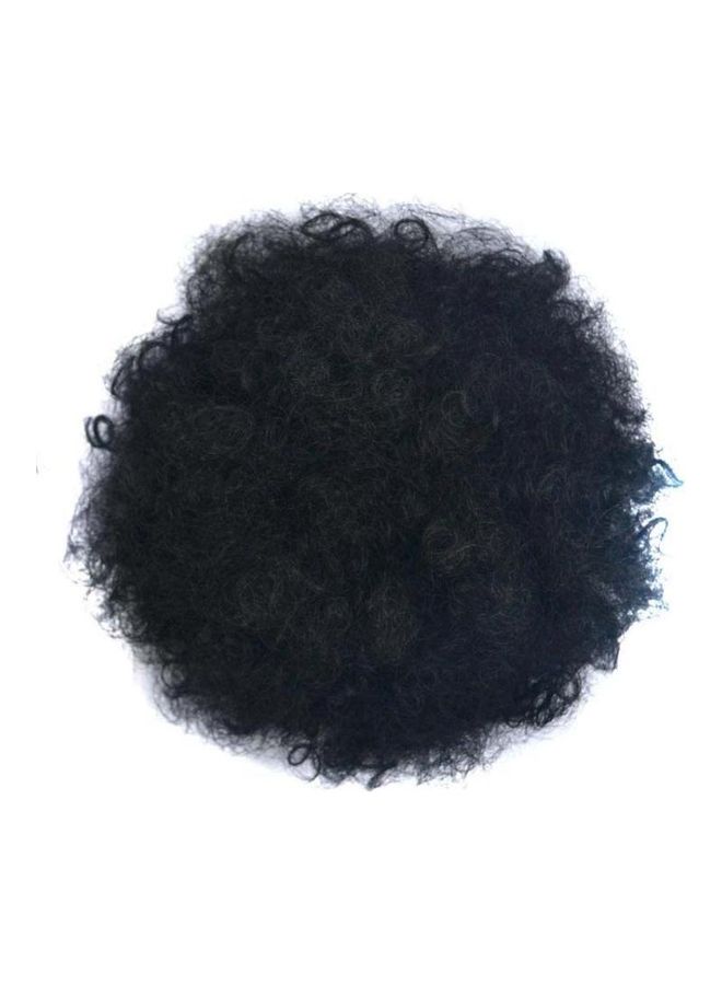 BGM European and American People Explosion Head Fluffy Curl Hair Net Wig Black 20cm - Image 2